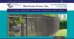 Desktop Screenshot of hurricanefence-houston.com